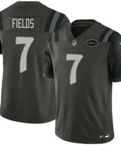 Justin Fields New York Jets Nike 2025 RIVALRIES Vapor Limited Jersey - Green