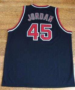 Alternative view of Men's Chicago Bulls Michael Jordan M & N Classics Jersey - Black