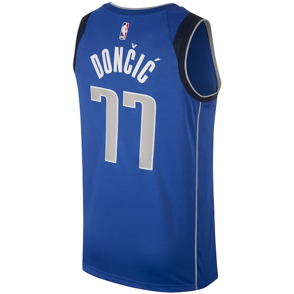 Dallas Mavericks Luka Doncic Nike Men's Swingman Jersey - Royal - Image 3