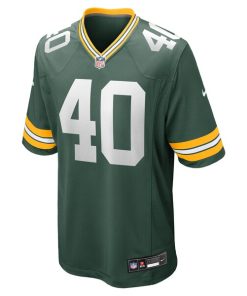 Alternative view of LJ Davis Green Bay Packers Nike  Game Jersey -  Green