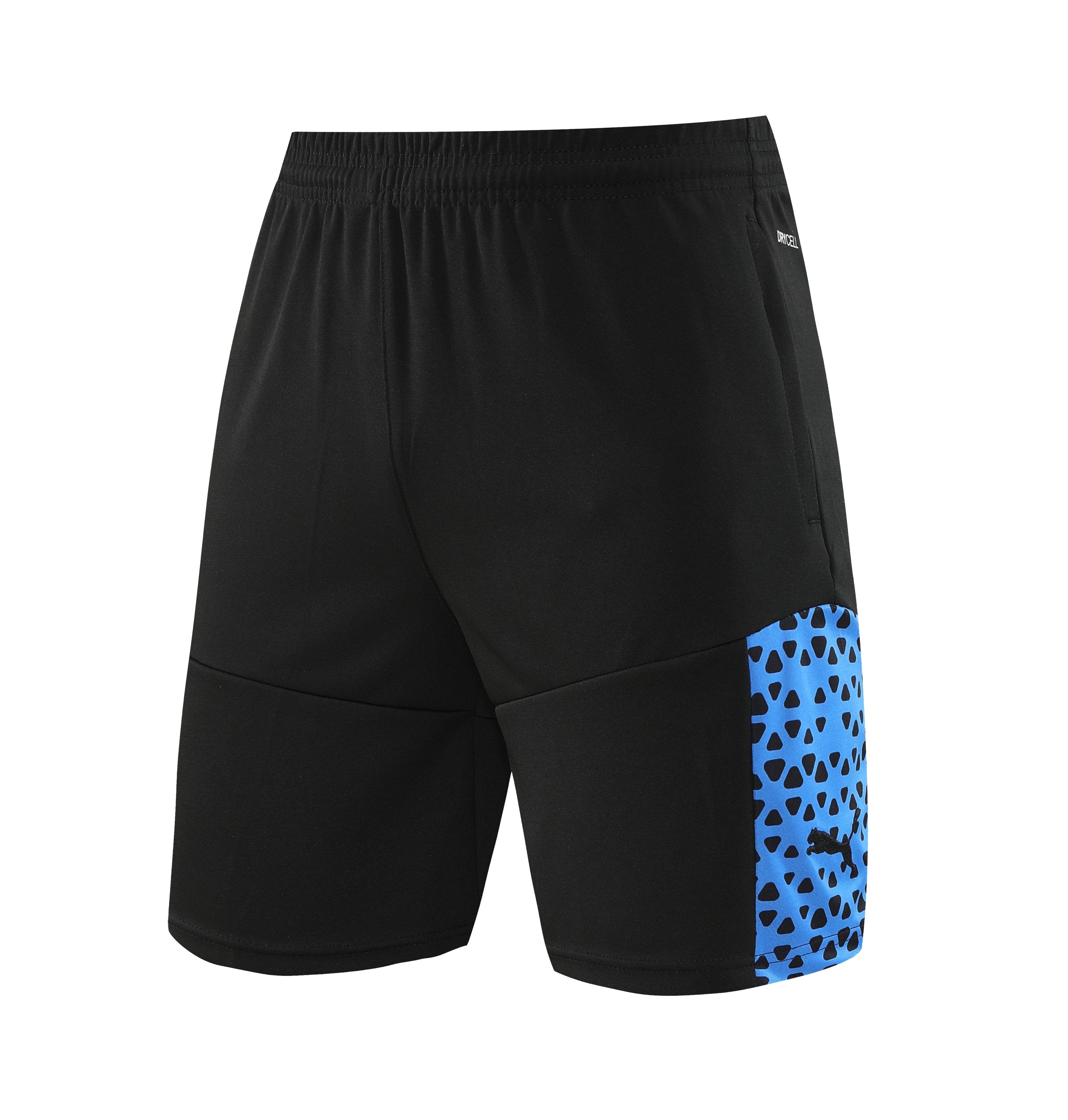 Puma Short Sleeve Training Jersey Set-PD02- Dark Blue/Black - Image 4