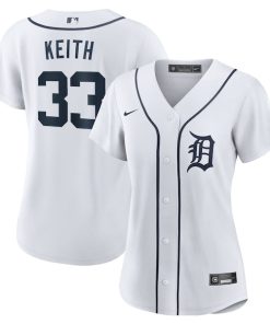 Colt Keith Detroit Tigers Nike Women's Home Replica Jersey - White