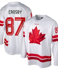 Men's Sidney Crosby White Hockey Canada 2026 Replica Jersey - White