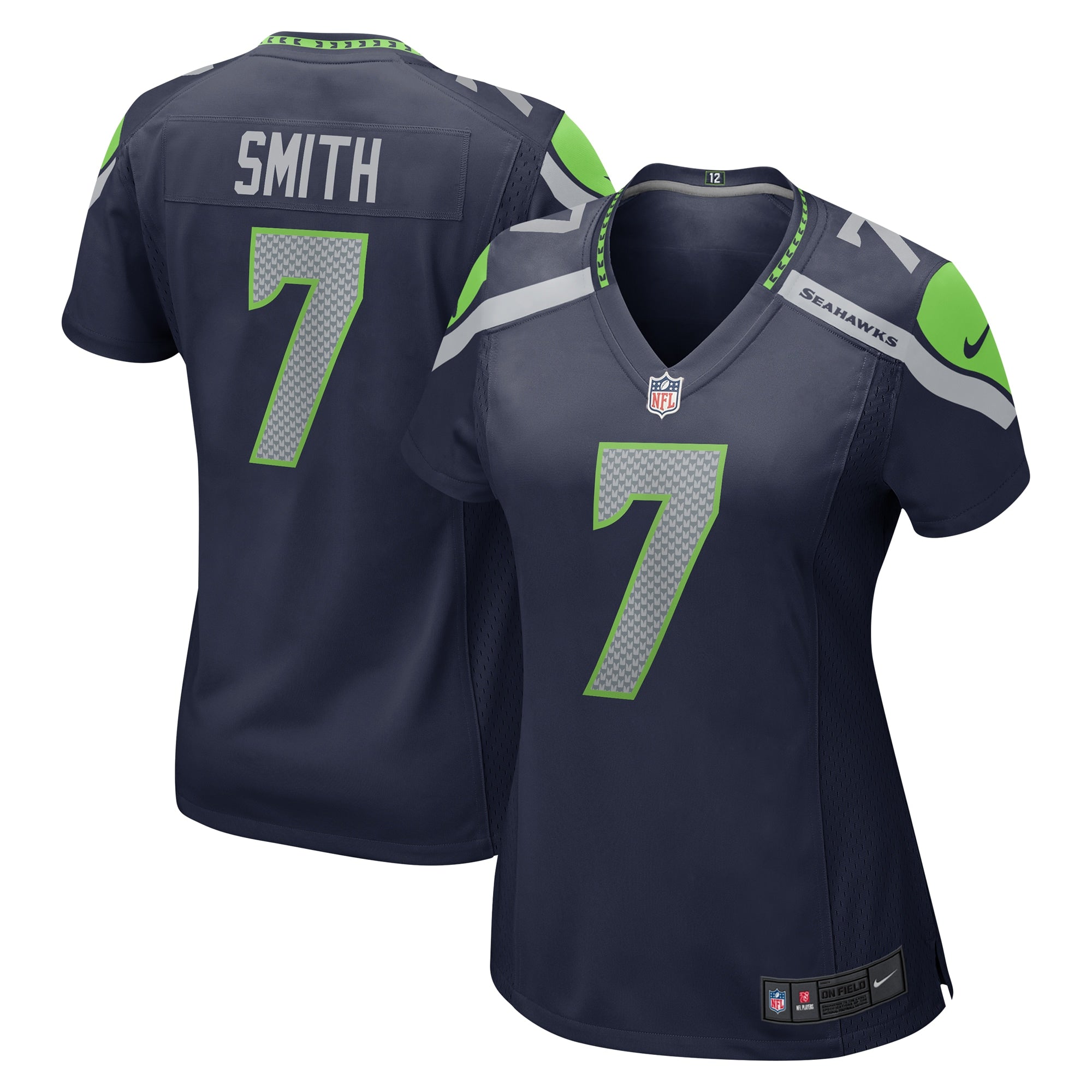 Geno Smith Seattle Seahawks Nike Women's Player Jersey - Royal/Navy - Image 5