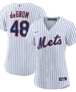 Jacob deGrom New York Mets Nike Women's Home Replica Player Jersey - White