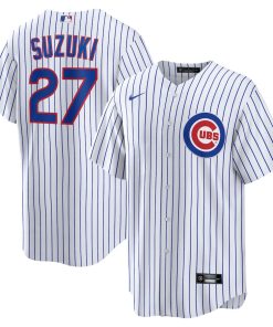 Seiya Suzuki Chicago Cubs Nike Home Replica Jersey - White