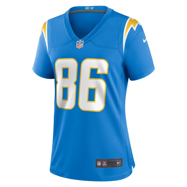 Cornelius Johnson Los Angeles Chargers Nike Women's Game Jersey - Powder Blue - Image 2