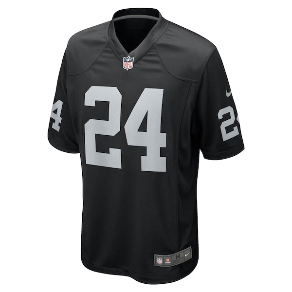 Marcus Peters Las Vegas Raiders Nike Team Game Jersey - Black - Image 2