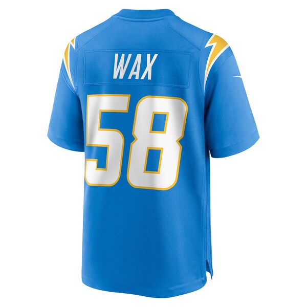 Marlowe Wax Los Angeles Chargers Nike Team Game Jersey - Powder Blue - Image 3