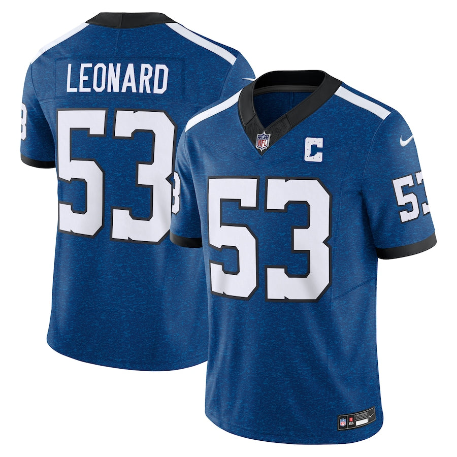 Shaquille Leonard Indianapolis Colts Nike Indiana Nights Alternate Vapor F.U.S.E. Limited Jersey - Royal
