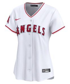 Alternative view of Los Angeles Angels Nike Women's 2024 Jackie Robinson Day Home Limited Jersey?¨C White