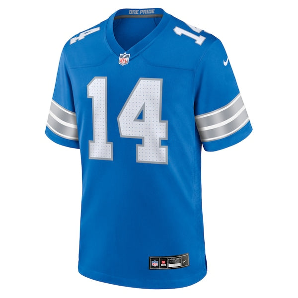 Amon-Ra St. Brown Detroit Lions Nike Game Jersey - Blue/White - Image 3