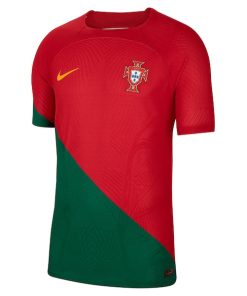 Alternative view of Portugal National Team Nike 2022/23 Home Vapor Match Authentic Blank Jersey - Red