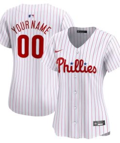 Philadelphia Phillies Nike Women's Home Limited Custom Jersey - White