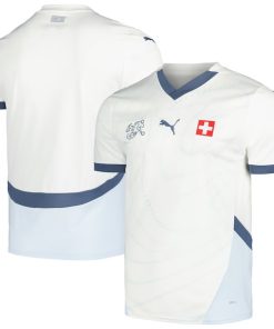 Switzerland National Team Puma 2024 Away Replica Jersey - White