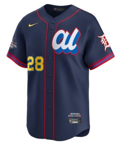 Alternative view of Javier B¨¢ez American League Nike 2025 All-Star Edition Limited Player Jersey - Navy