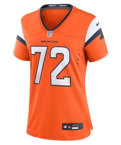 Alternative view of Garett Bolles Denver Broncos Nike Women's Team Game Jersey -  Orange