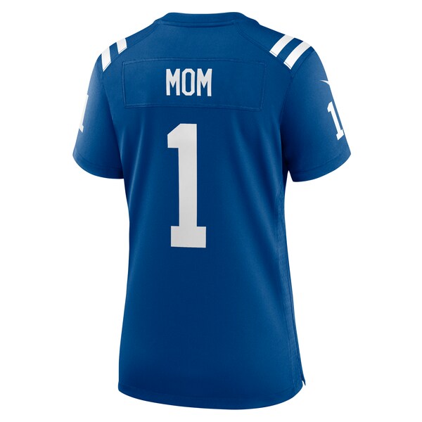 Number 1 Mom Indianapolis Colts Nike Women's Game Jersey - Royal - Image 3