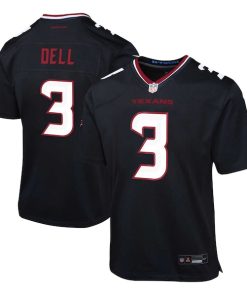 Alternative view of Tank Dell Houston Texans Nike Youth Alternate Game Jersey - Navy