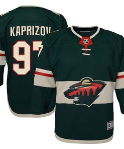 Kirill Kaprizov Minnesota Wild Youth Home Premier Player Jersey - Green