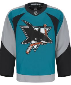 Alternative view of San Jose Sharks  Alternate Authentic Pro Jersey - Teal