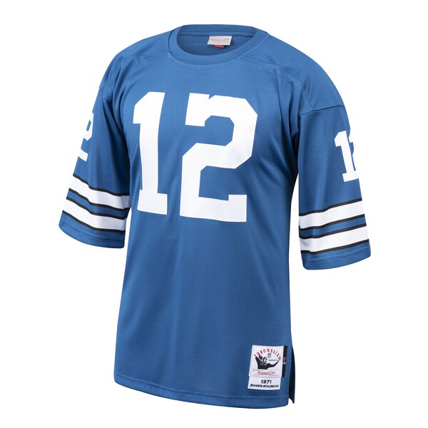 Roger Staubach Dallas Cowboys 1971 Authentic Jersey - Navy - Image 3
