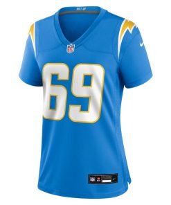 Alternative view of Josh Fuga Los Angeles Chargers Nike Women's Team Game Jersey -  Powder Blue