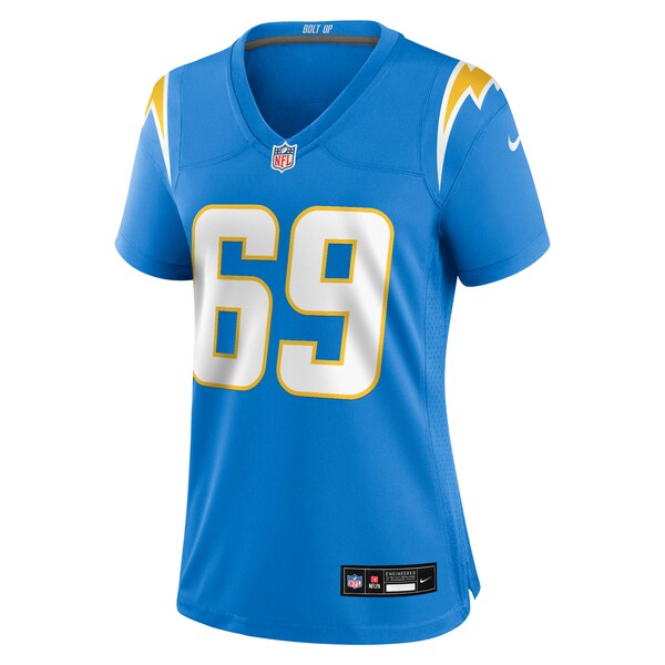 Josh Fuga Los Angeles Chargers Nike Women's Team Game Jersey - Powder Blue - Image 2