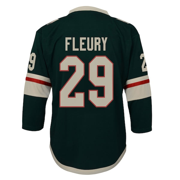 Marc-Andre Fleury Minnesota Wild Youth Replica Player Jersey - Green - Image 3