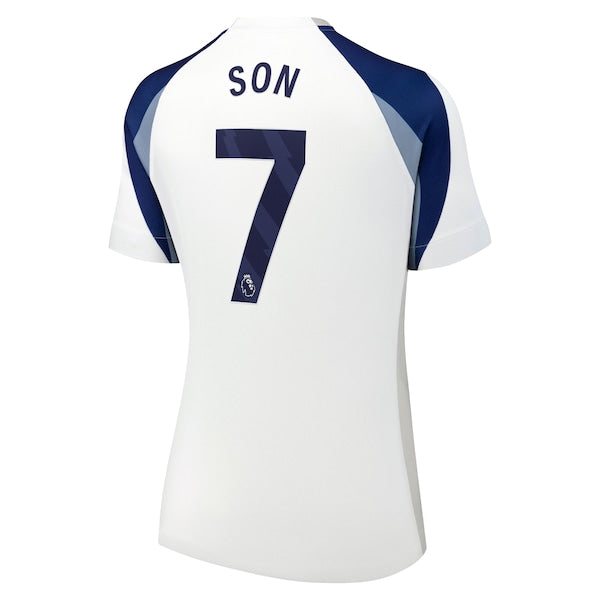 Son Heung-Min Tottenham Hotspur Nike Women's 2025/26 Home Replica Jersey - White - Image 2