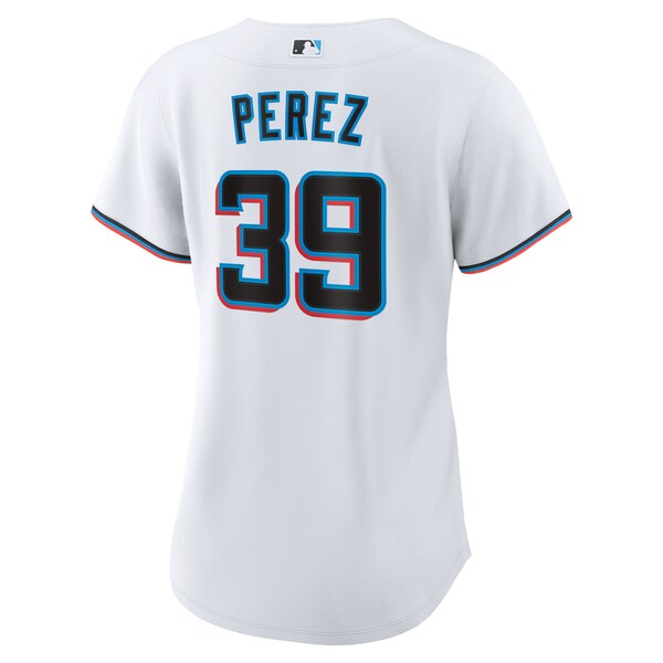 Eury Perez Miami Marlins Nike Women's Home Replica Jersey - White - Image 3