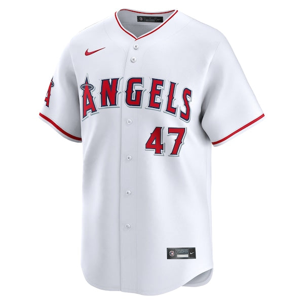 Griffin Canning Los Angeles Angels Nike Home Limited Player Jersey - White - Image 2
