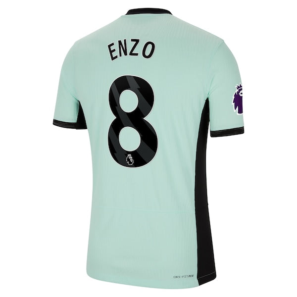 Enzo Fern¨¢ndez Chelsea Nike 2023/24 Third Match Authentic Player Jersey - Mint - Image 3