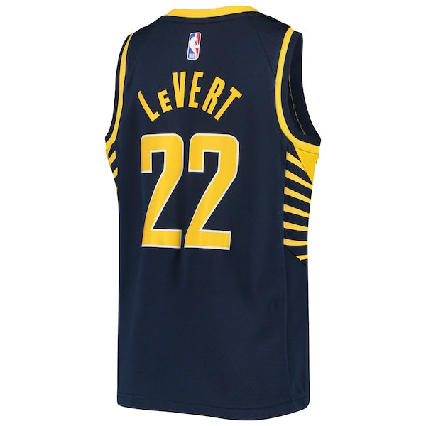 Caris LeVert Indiana Pacers Nike Youth Swingman Jersey - Icon Edition - Navy - Image 3