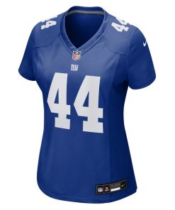 Alternative view of Demetrius Flannigan-Fowles New York Giants Nike Women's Team Game Jersey -  Royal