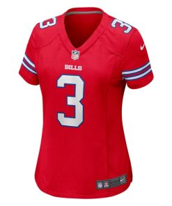 Alternative view of Damar Hamlin Buffalo Bills Nike Women's Player Jersey - Red