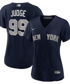 Aaron Judge New York Yankees Nike Women's Alternate Replica Player Jersey - Navy/White