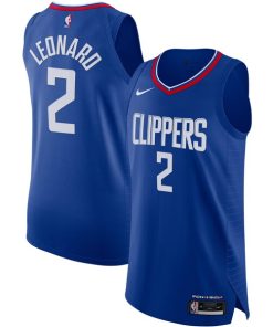 Kawhi Leonard LA Clippers Nike Authentic Jersey - Association Edition - Royal