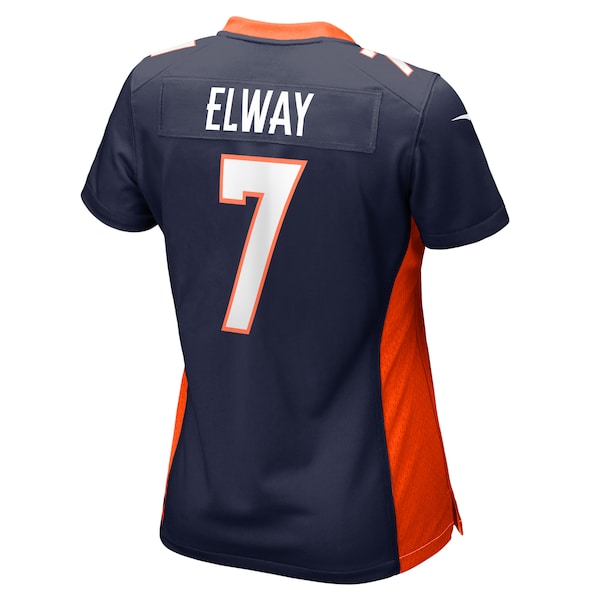 John Elway Denver Broncos Nike Women's Retired Player Jersey - Navy/Orange - Image 4