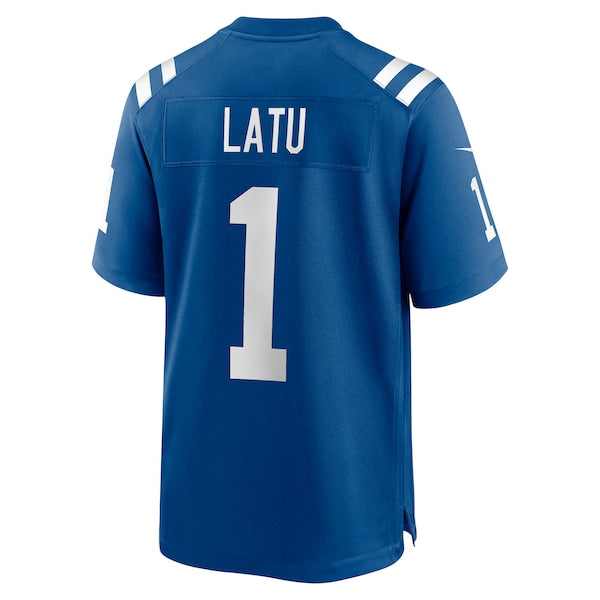 Laiatu Latu Indianapolis Colts Nike 2024 NFL Draft First Round Pick Player Game Jersey - Royal - Image 3