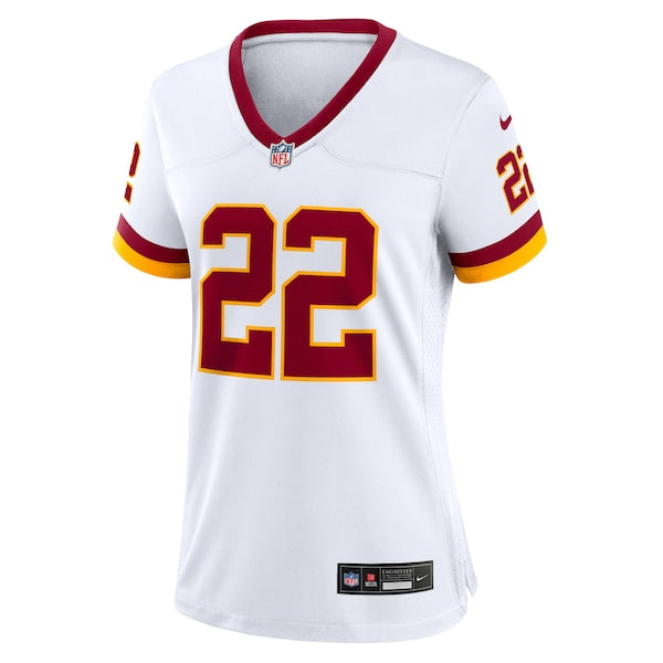 Jacory Croskey-Merritt Washington Commanders Nike Women's Game Super Bowl Era Jersey - White - Image 2