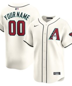 Arizona Diamondbacks Nike Home Limited Custom Jersey - White