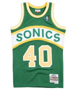 Shawn Kemp Seattle Super Sonics 1994-1995 Hardwood Classics Swingman Road Jersey by M $ N