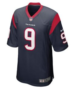 Alternative view of Brevin Jordan Houston Texans Nike Game Jersey - Navy