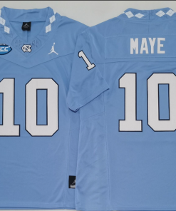 MDrake Maye NCAA North Carolina Tar Heels Jordan Band Vapor Limited Jersey