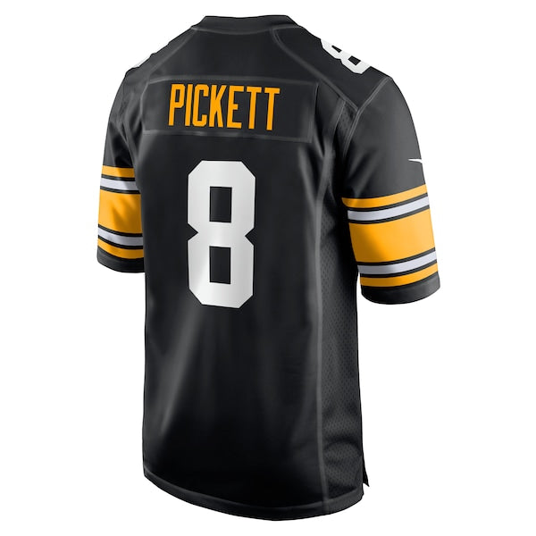 Kenny Pickett Pittsburgh Steelers Nike Player Alternate Game Jersey - Black - Image 4