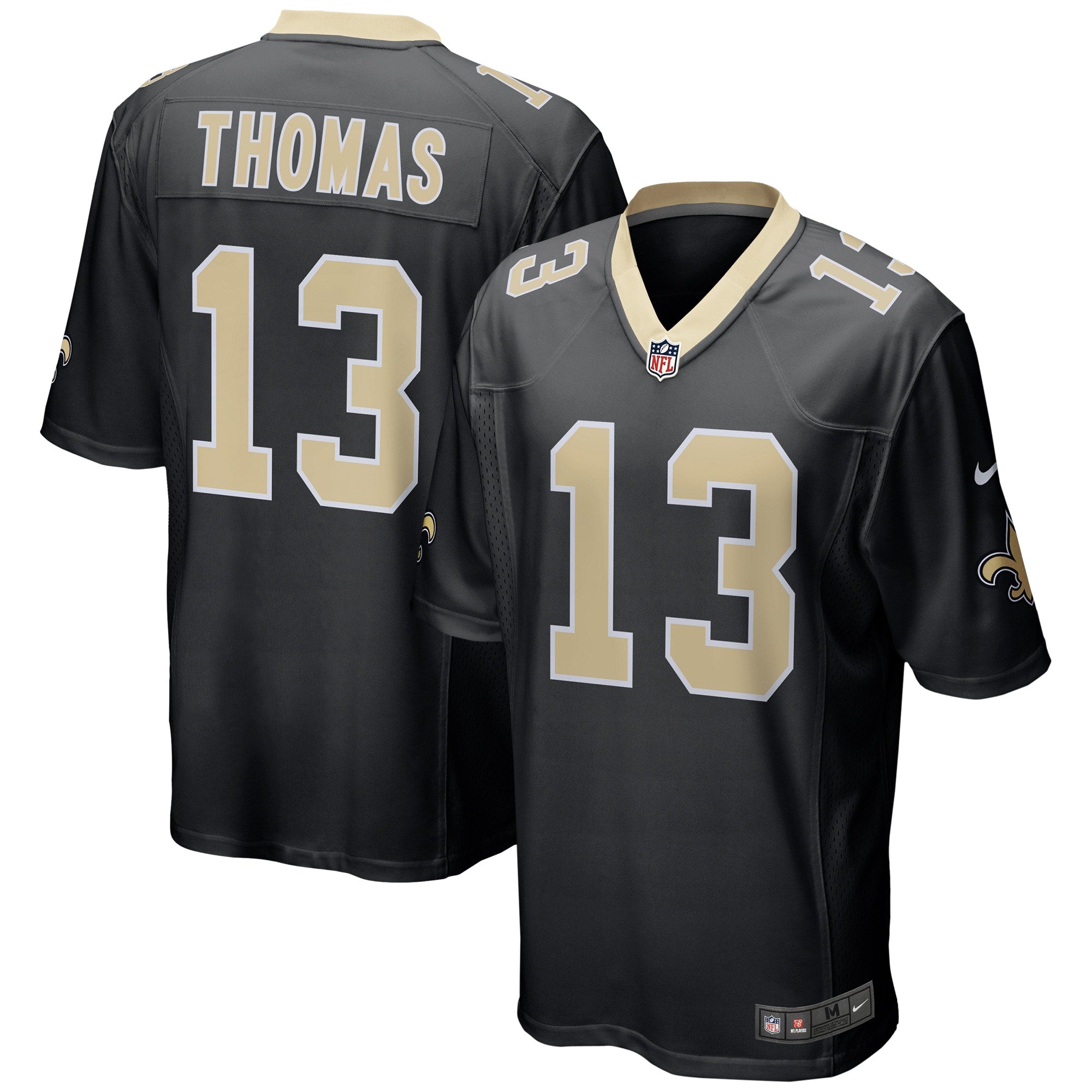 Michael Thomas New Orleans Saints Nike Alternate Game Jersey - White/Black - Image 5