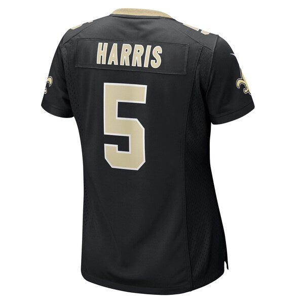 Will Harris New Orleans Saints Nike Women's Game Jersey - Black - Image 5