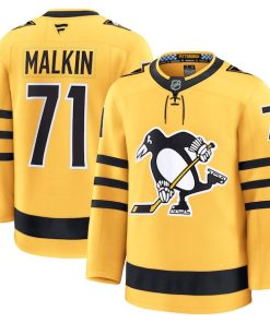 Evgeni Malkin Pittsburgh Penguins  Alternate Premium Player Jersey - Gold