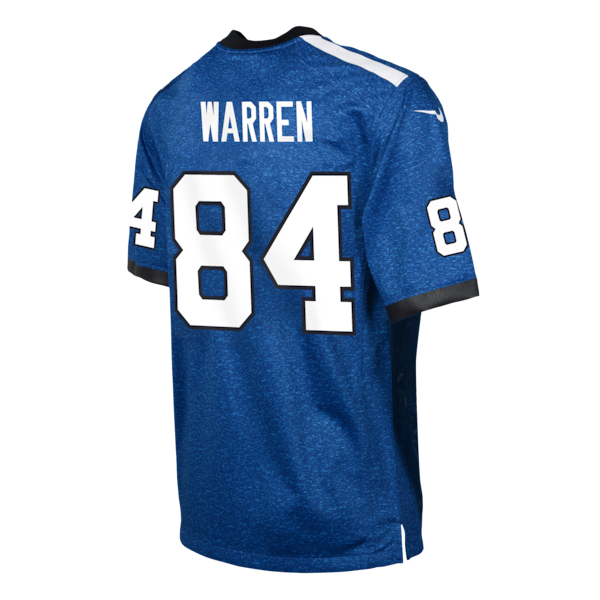 Tyler Warren Indianapolis Colts Nike Youth Alternate 2 Game Jersey - Royal - Image 3